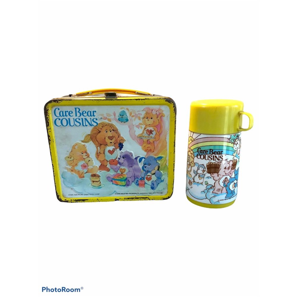 VINTAGE CARE BEAR COUSINS LUNCHBOX AND THERMOS